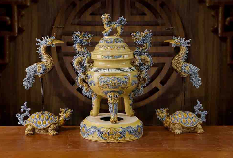 Khám phá bộ thờ Cổ Đồ - Bộ Đỉnh Hạc